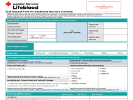 Laboratory Testing Request Form for External Clients